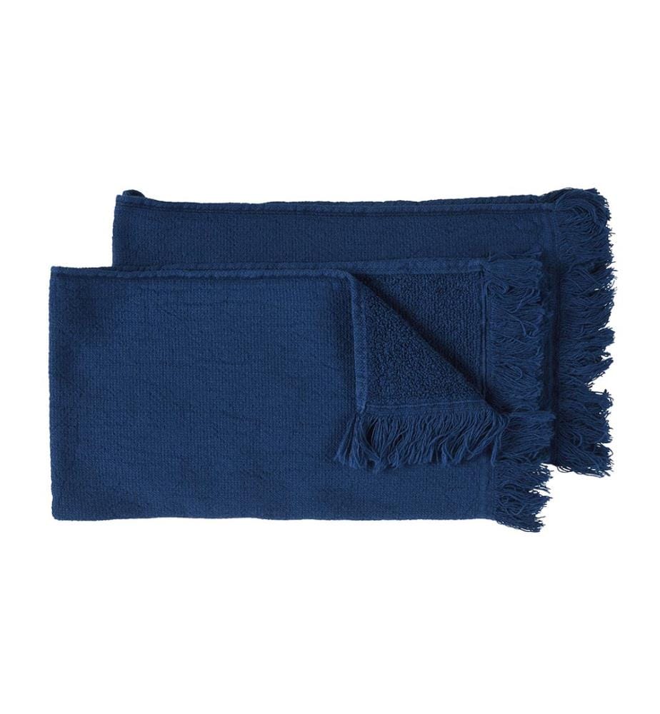 Pack de 2 Serviettes d'Invités "Luna", 54 x 64 cm - Midnight