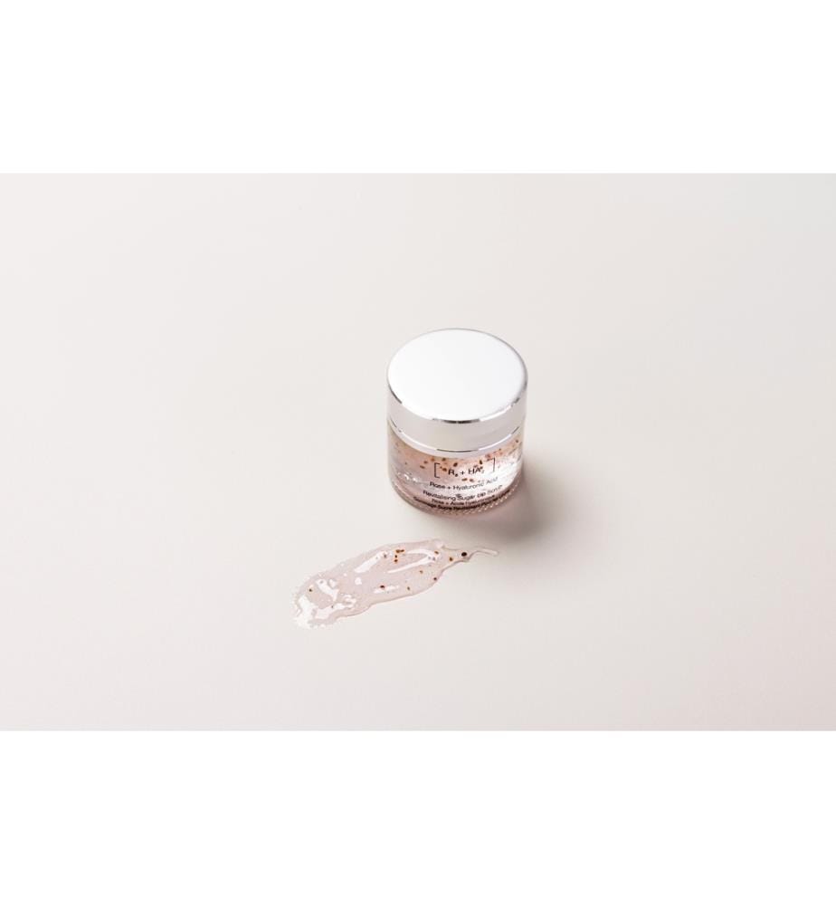 Rose + Hyaluronsäure Revitalisierendes Zuckerpeeling für die Lippen - 10ml