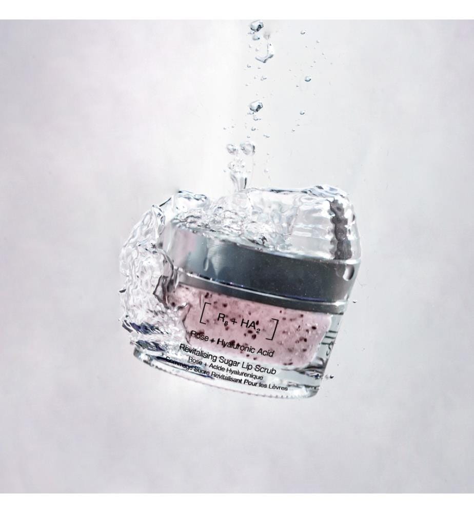 Rose + Hyaluronsäure Revitalisierendes Zuckerpeeling für die Lippen - 10ml
