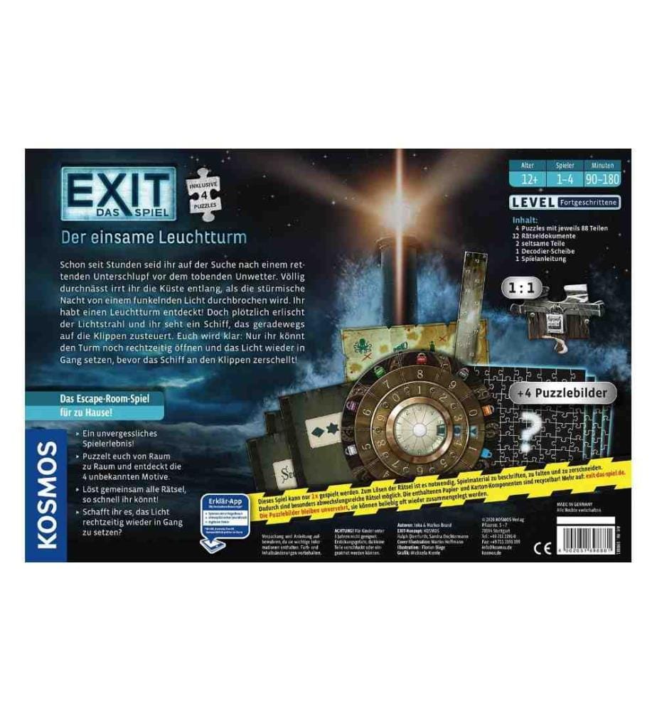 KOSMOS - Kennerspiel EXIT & Puzzle: Der einsame Leuchtturm
