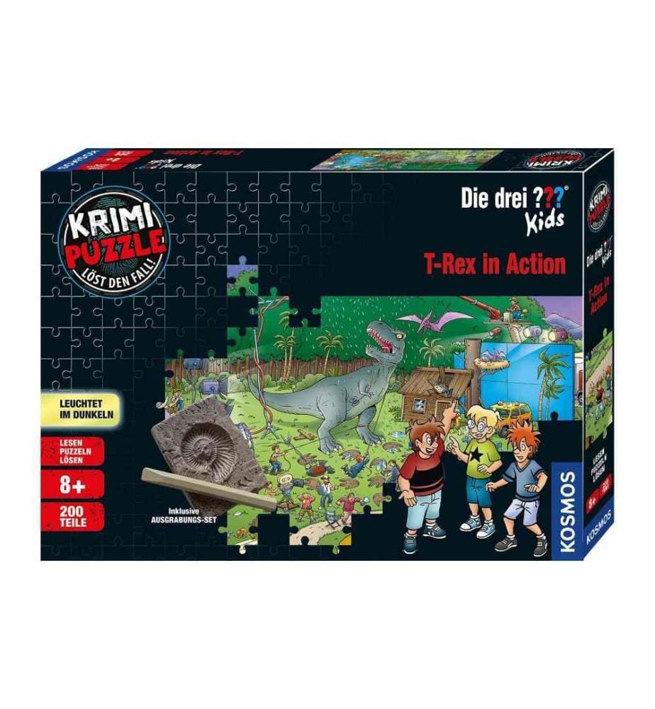 KOSMOS - Krimi-Puzzle Die drei??? T-Rex in Action