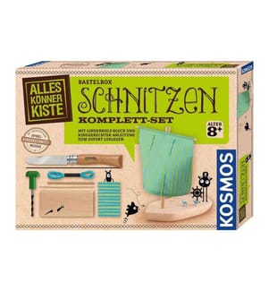 KOSMOS - Boîte de bricolage Schnitzen Komplett-Set