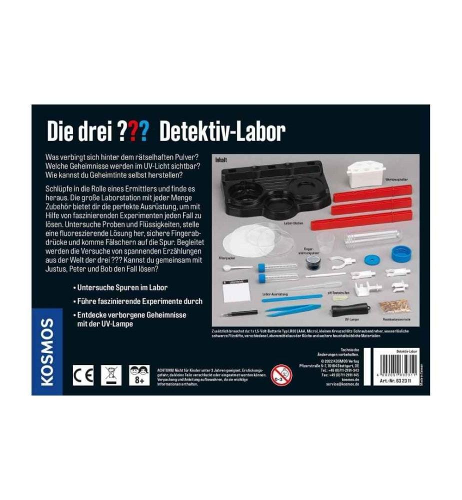 KOSMOS - Boîtes d'expérimentation Die drei??? Detektiv-Labor
