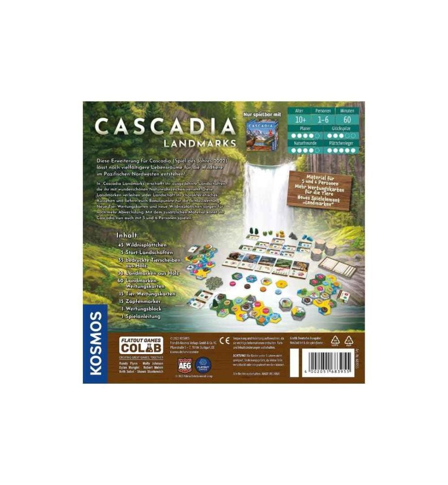 KOSMOS - Familienspiel Cascadia: Landmarks -DE-