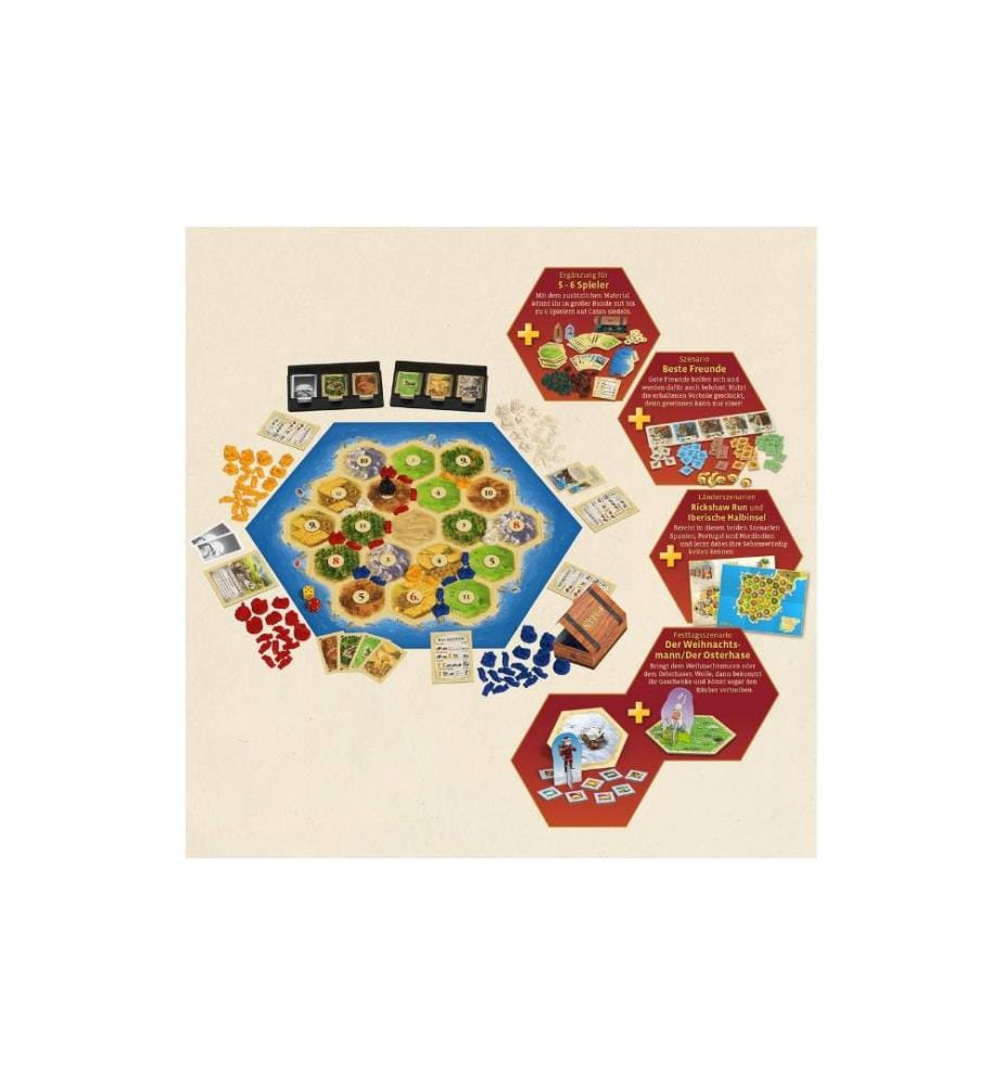 KOSMOS - Jeux pour la famille Catan – Big Box -DE-