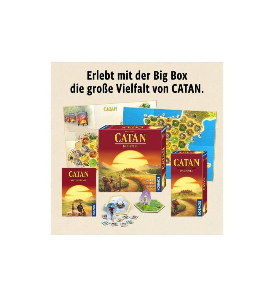 KOSMOS - Jeux pour la famille Catan – Big Box -DE-