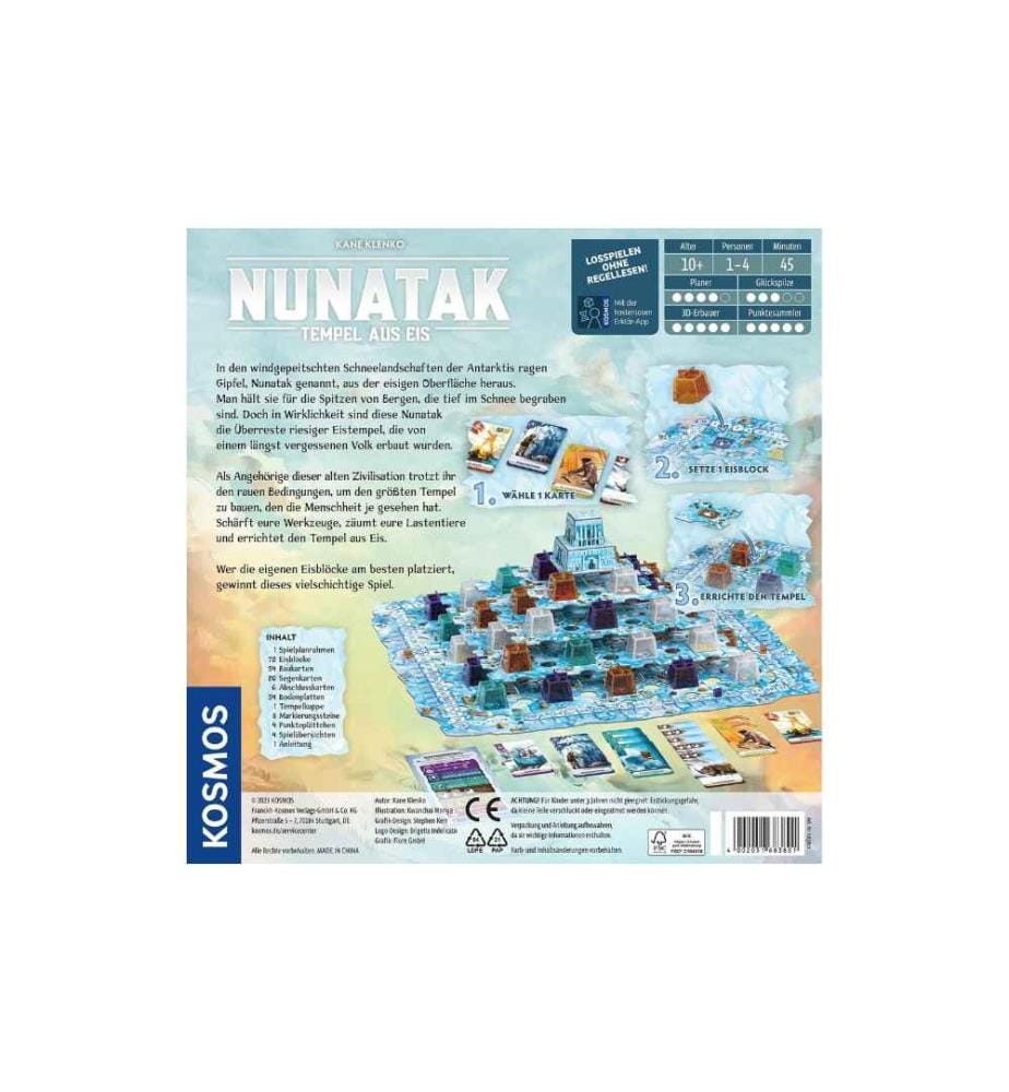 KOSMOS - Jeux pour la famille Nunatak – Tempel aus Eis -DE-