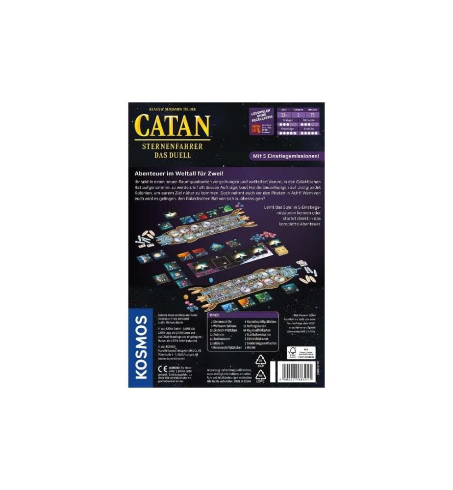 KOSMOS - Familienspiel Catan: Sternenfahrer – Das Duell -DE-