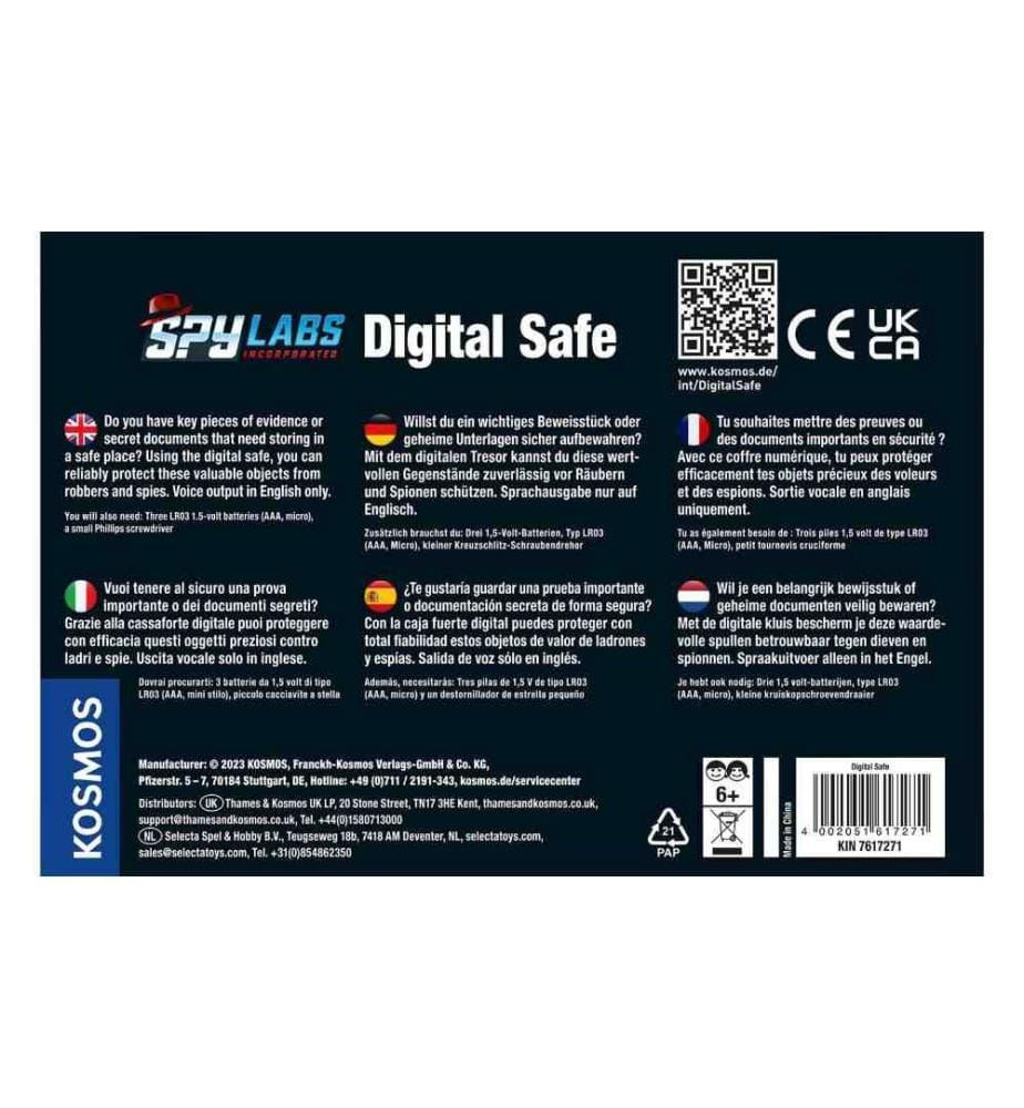 KOSMOS - Detektivausrüstung Spy Labs – Digital Safe
