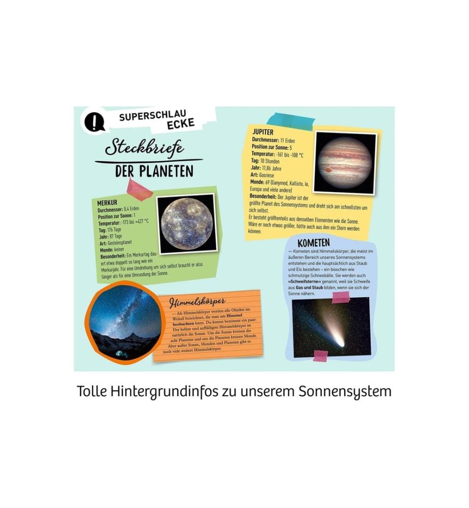 KOSMOS - Boîtes d'expérimentation Planètes lumineuses la nuit