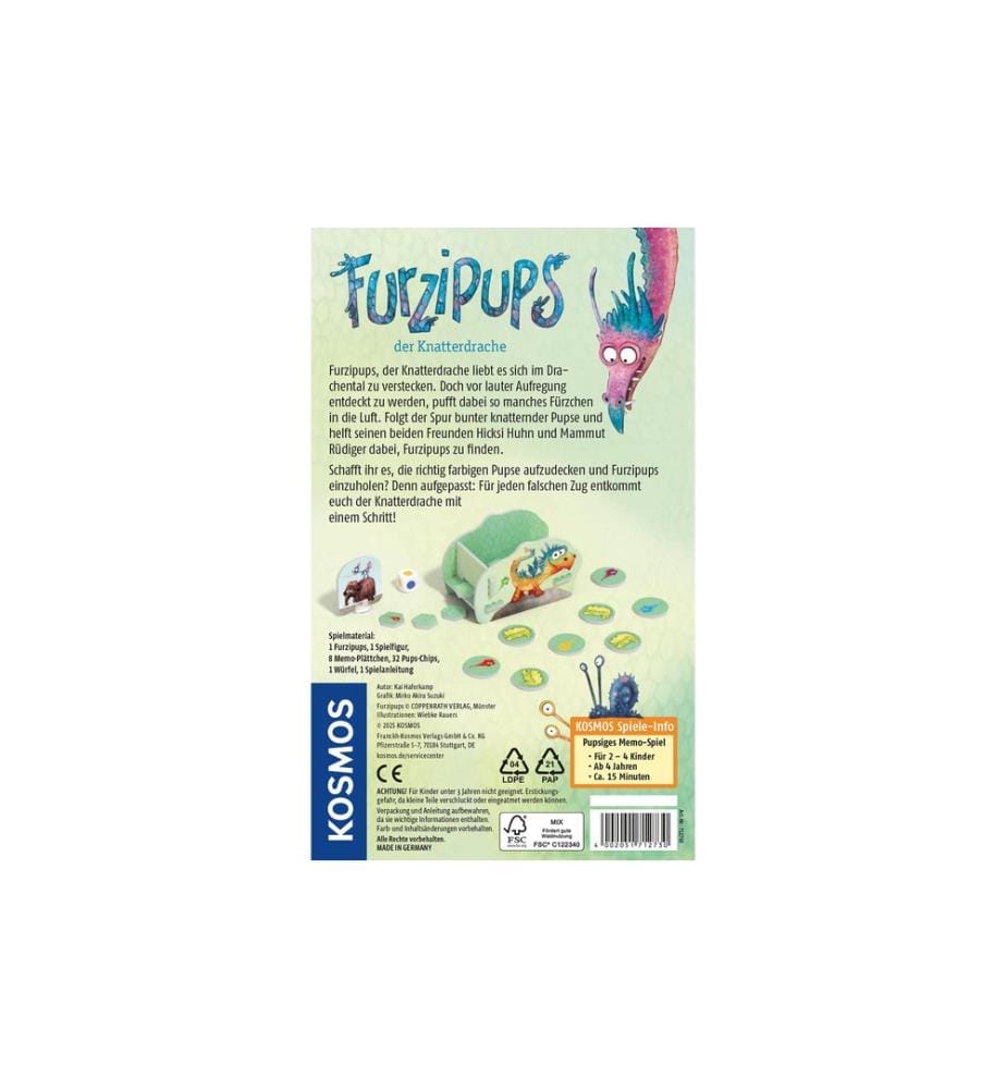 KOSMOS - Kinderspiel Furzipups der Knatterdrache