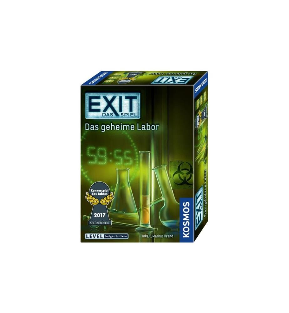 KOSMOS - Jeux de connaisseur EXIT: Das geheime Labor