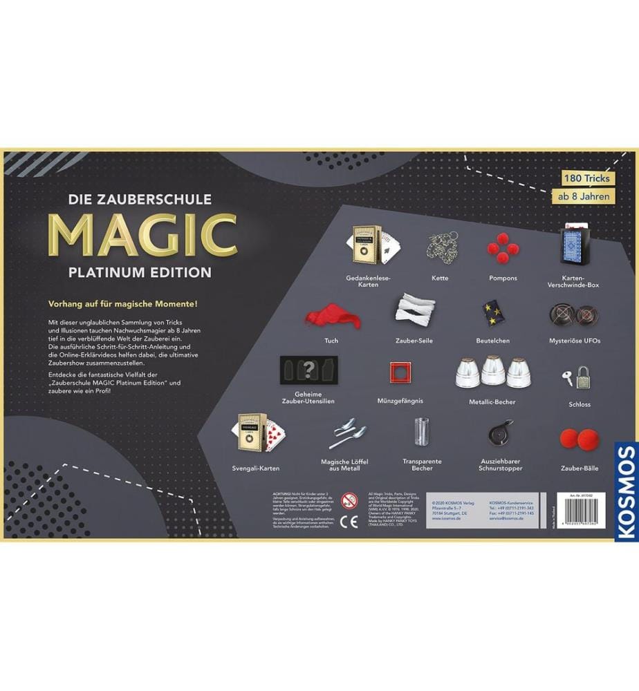 KOSMOS - Boîte magique Die Zauberschule Magic: Platinum Edition