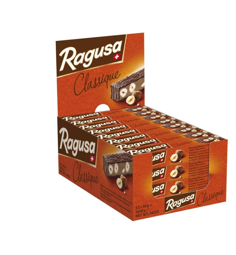 32 x Barre Chocolatée Ragusa Camille Bloch - 50g