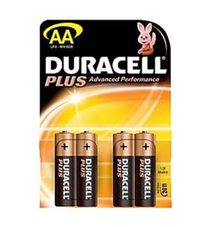 20 x Duracell AA Plus Power Alkaline-Batterien - Blister 4 Stück