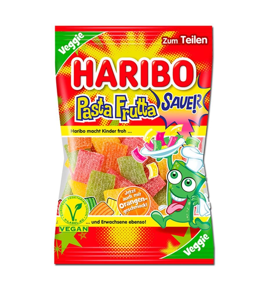 16 x Bonbons Veggie Pasta Frutta Haribo - 160g