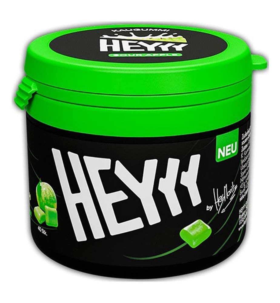 6 x Chewing-gum Pomme Acidulée HEYYY - 68g