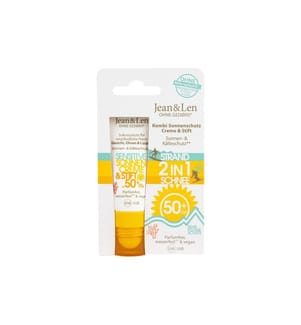 Jean & Len - Crème solaire Crème solaire et stick SPF50 20 ml + 3 g