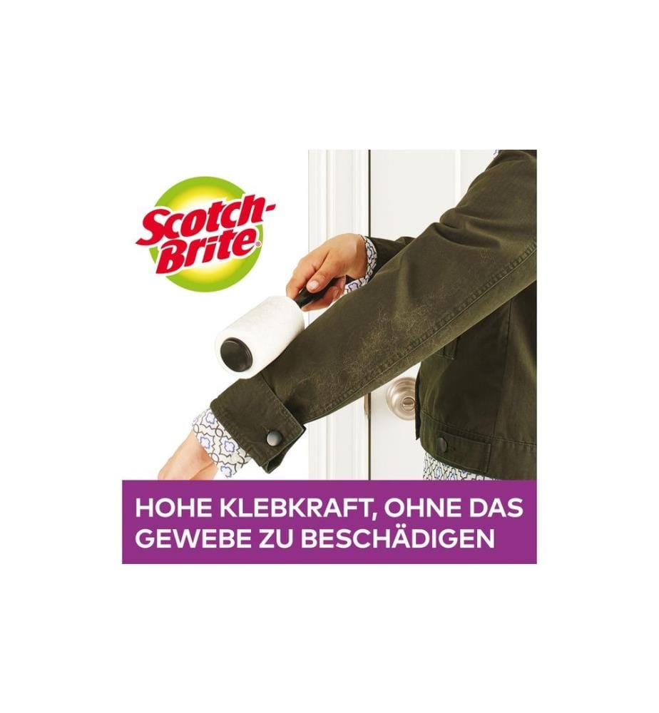 SCOTCH-BRITE - Kleiderroller Pet Extra, 1 Roller mit 2 Ersatzrollen