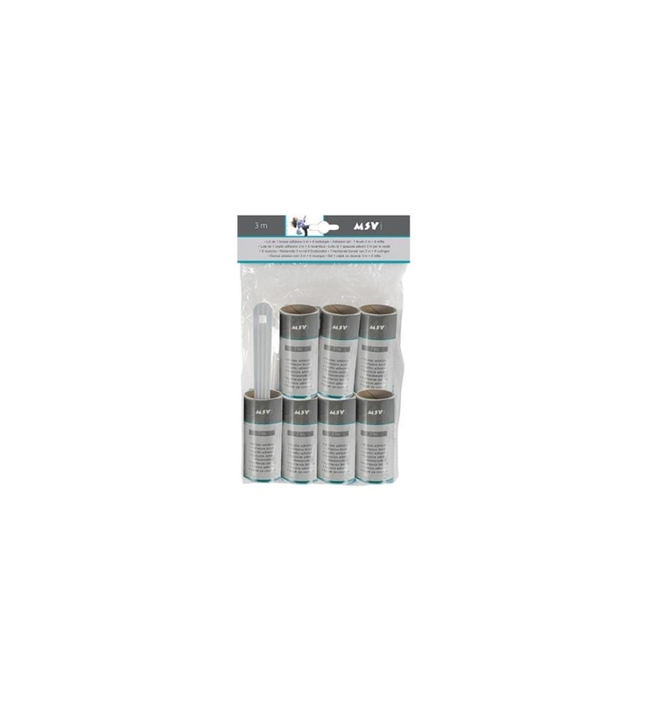 MSV - Kleiderroller 3 m, 6 Ersatzroller
