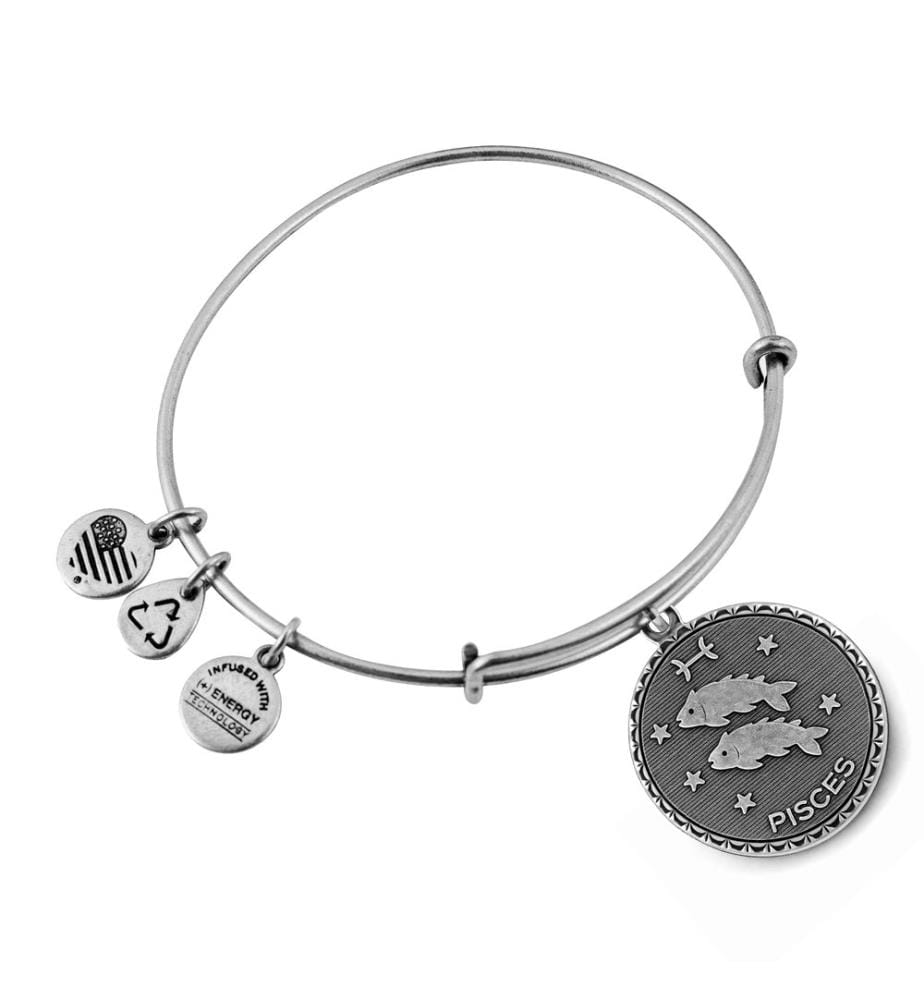 Bracelet-barre avec Pendentif - Gris