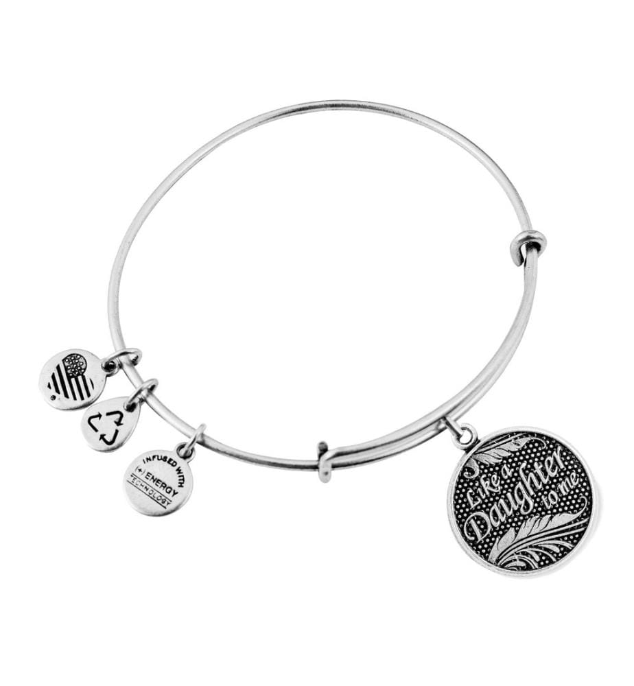 Armband „Comme Une Fille Pour Moi“ – Antik-Silber
