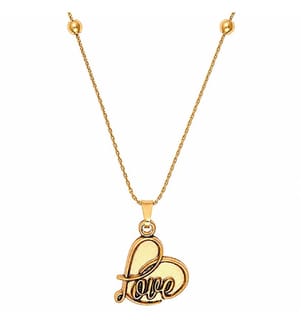 Collier Amour Évolutif - Doré