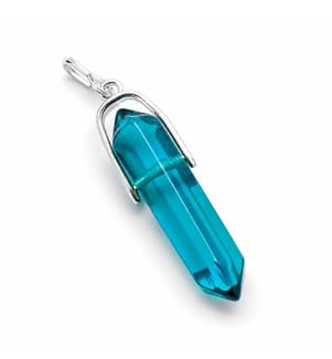 Charm Spike Chaîne Station - Zircon bleu
