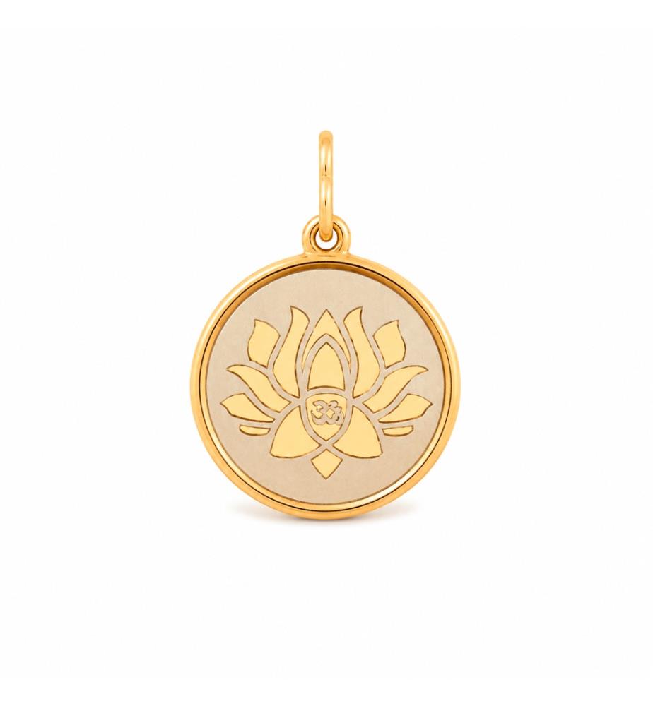Charm Lotus Paix Pétales - Deux Tons