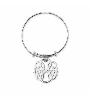 Bague Ajustable en Métal - Gris