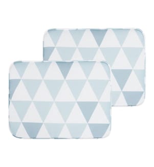 Gartenstuhlkissen 2er Set FIJI 29 x 38 cm Blau