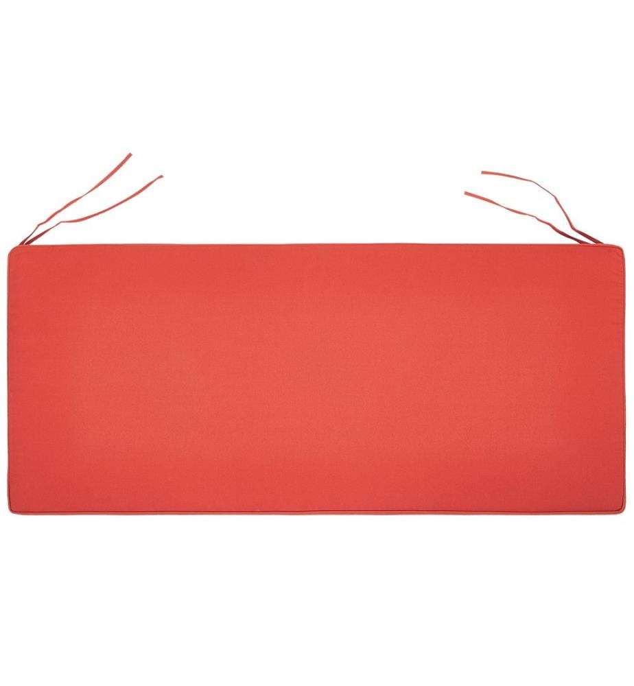 Bankauflage VIVARA 152 x 54 cm Dunkelrot