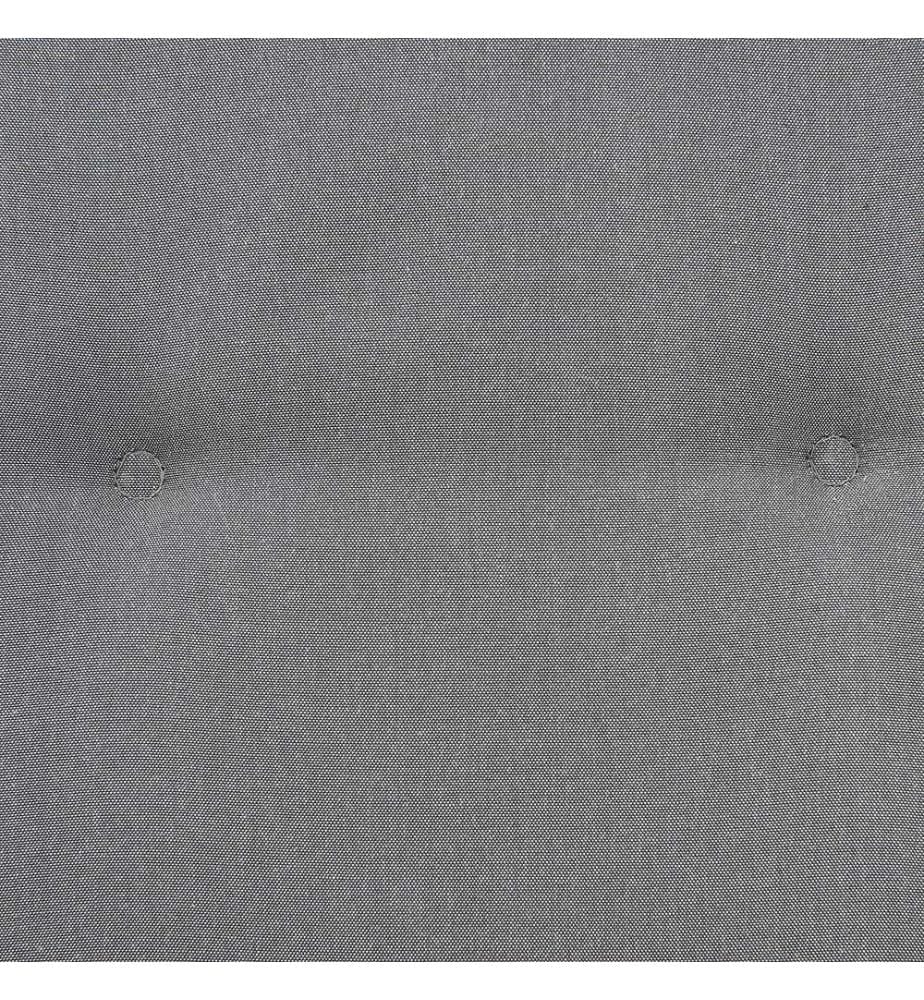 Sitzauflagen 2er Set MAUI 40 x 54 cm Grau