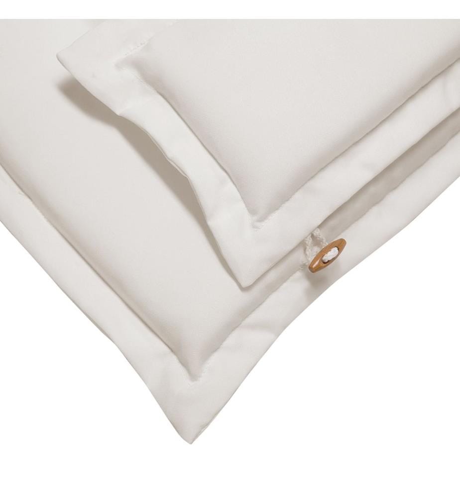 Sitzauflagen 2er Set MAUI 40 x 54 cm Cremeweiss