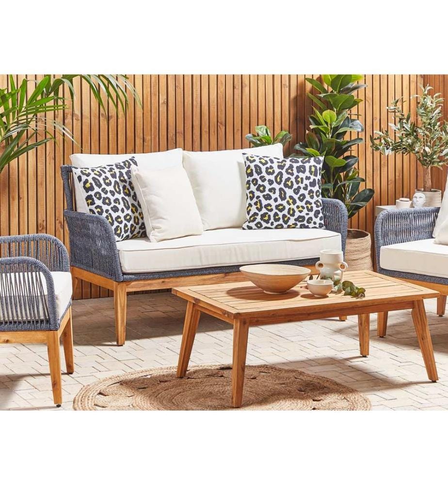 Gartenkissen 2er Set KARDITSA Tiermuster 45 x 45 cm Bunt