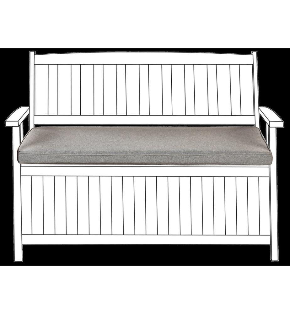 Coussin de banquette SOVANA 108 x 45 cm Gris
