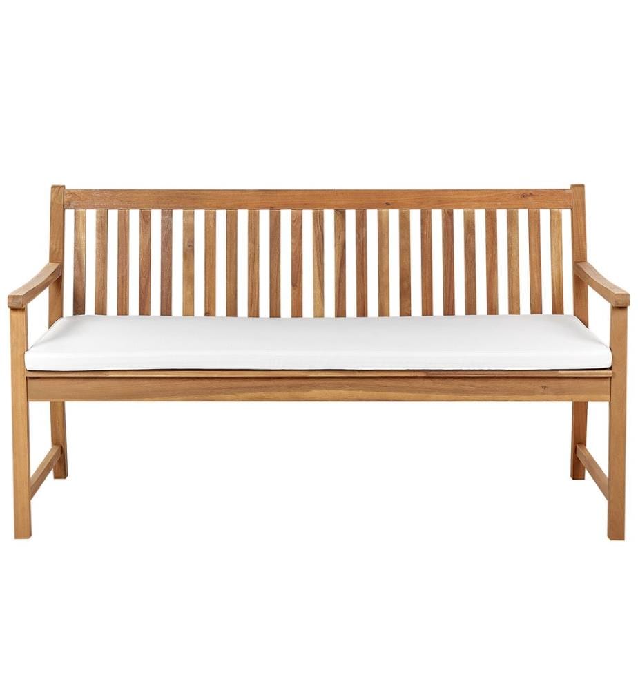 Bankauflage VIVARA 152 x 54 cm Cremeweiss