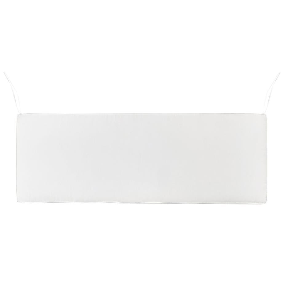 Bankauflage VIVARA 152 x 54 cm Cremeweiss