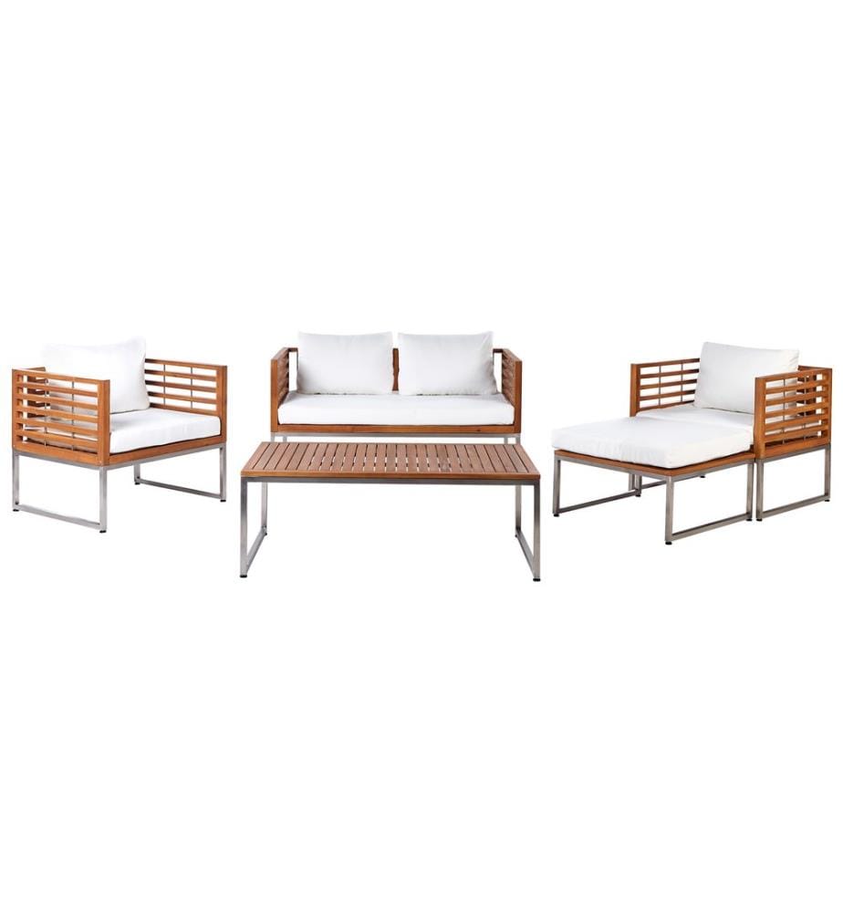 Outdoor Kissenbezug Set BERMUDA Cremeweiss