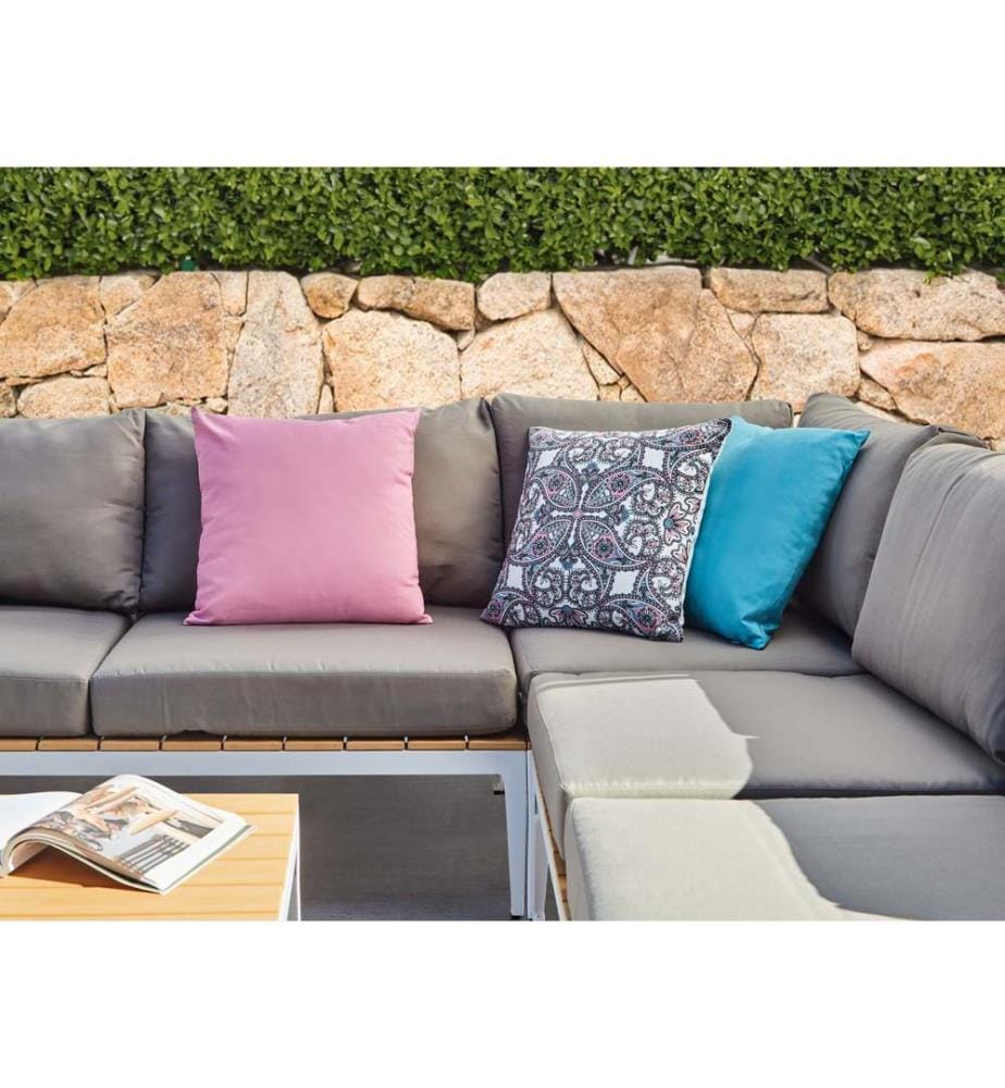 Gartenkissen 3er Set TIDE Ohne Muster Orientalisches Muster 45 x 45 cm Bunt