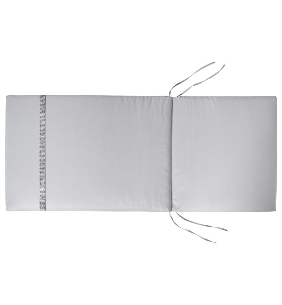 Sitzauflagen 2er Set JAVA/AMANTEA PREMIUM 50 x 70 cm Hellgrau