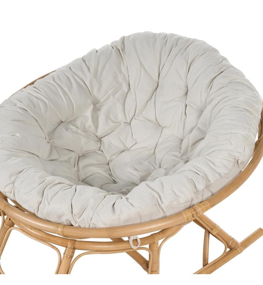 Coussin pour chaise de jardin SALVO/ ORVIETO 127 x 127 cm Beige clair