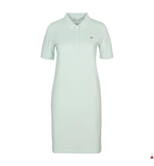 Shield Piqué-Polokleid - Faded Mint