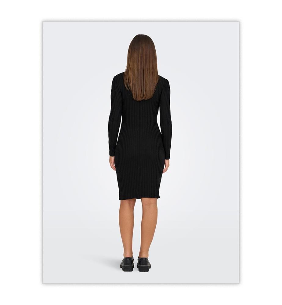 Regular Fit Kurzes Kleid - Schwarz