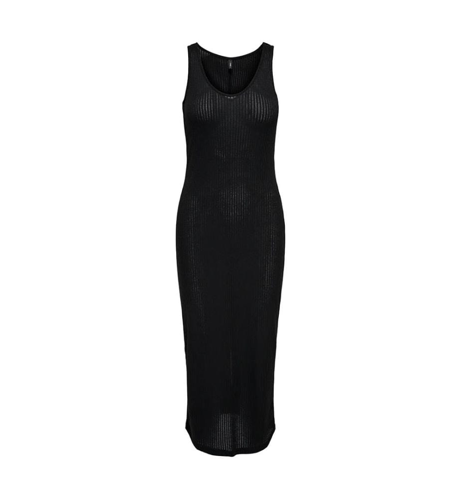 Slim Fit Kleid - Schwarz
