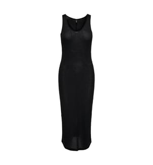 Slim Fit Kleid - Schwarz