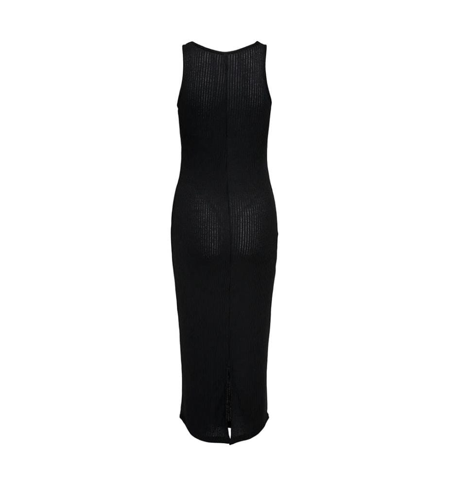 Slim Fit Kleid - Schwarz