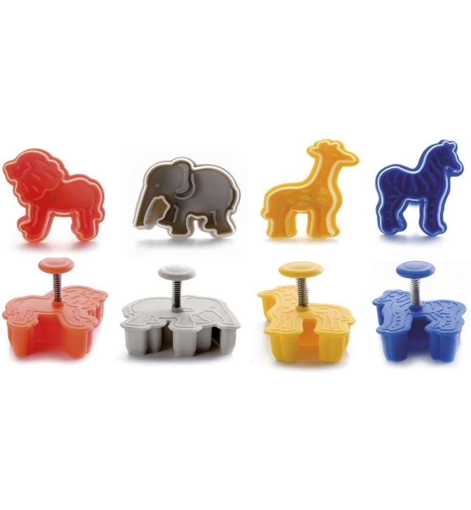 IBILI - Guetzli-Ausstecher-Set 4 Stück, Tiere