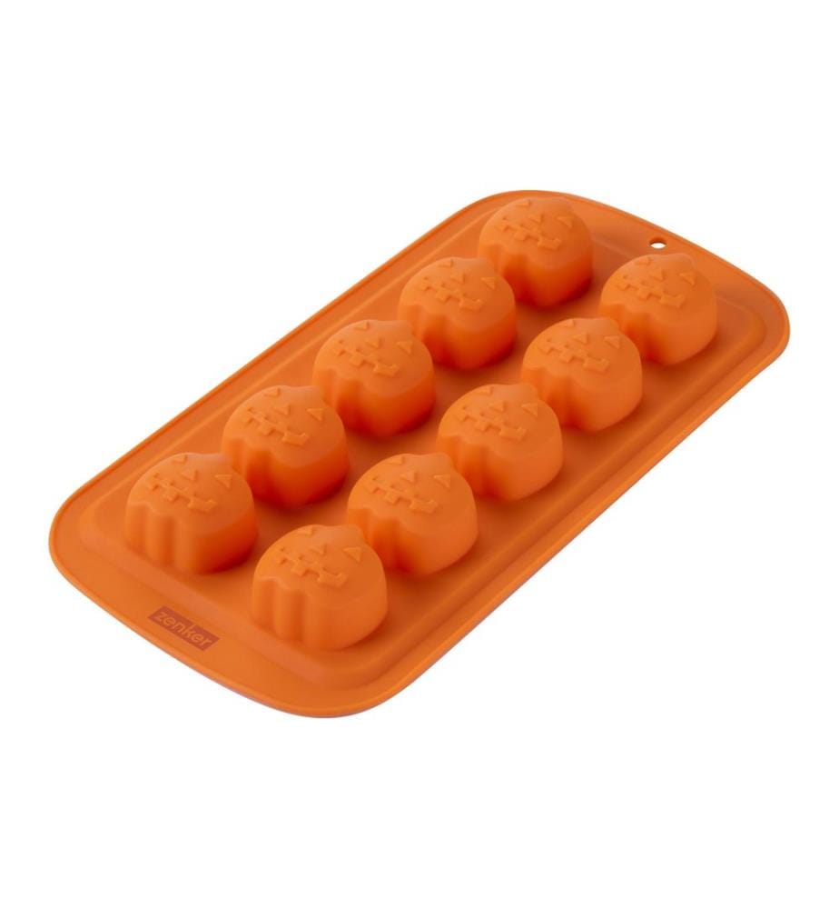 Zenker Baking Mold Happy Halloween Pumpkin 1 Piece, Orange