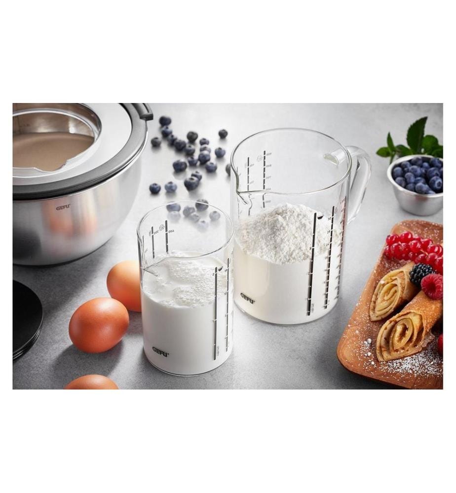 GEFU Verre mesureur Meti 2 pièces, 15 dl, Transparent